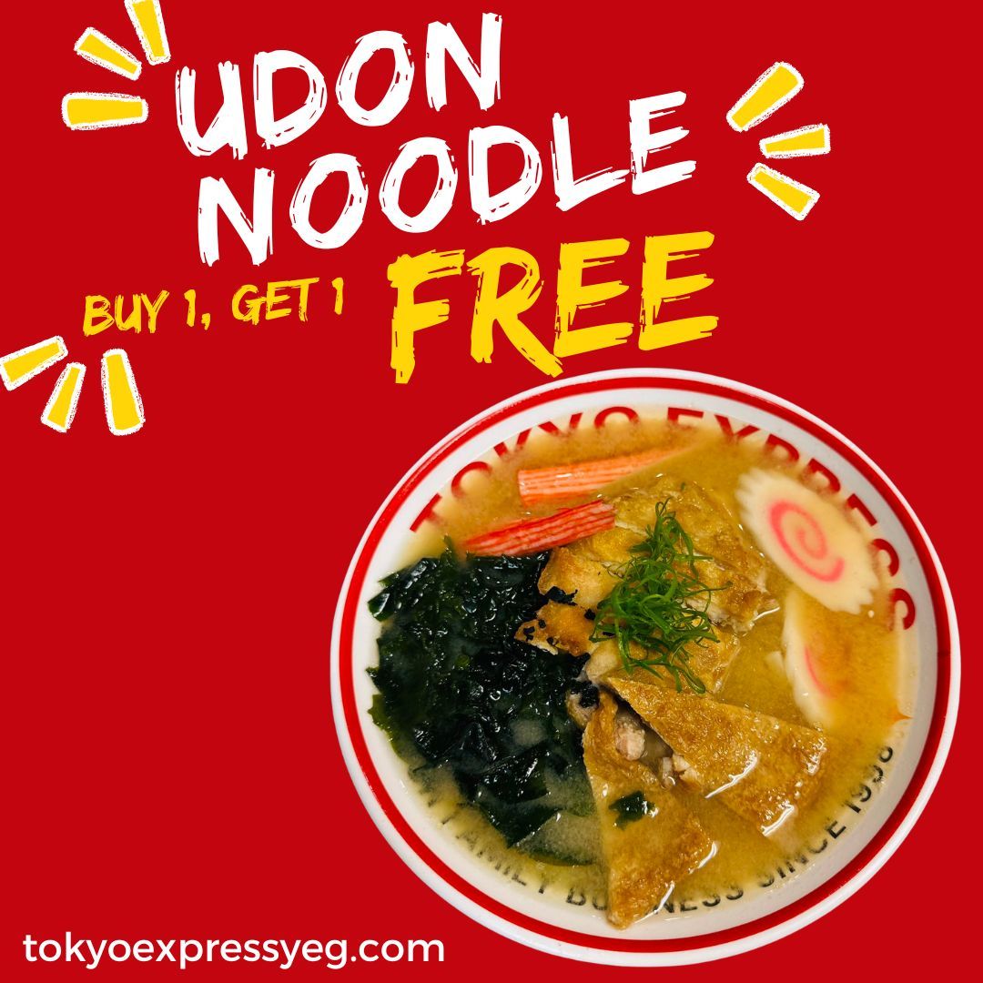 TokyoYeg's tweet photo. 🍜 Buy One, Get One FREE! 🍜 Warm up with our delicious Miso Udon Soup at Tokyo Express! For a limited time, enjoy 2 for just $14.99 
Don’t miss this perfect comfort food deal! 🥢✨ https://t.co/d0fijyn8AE