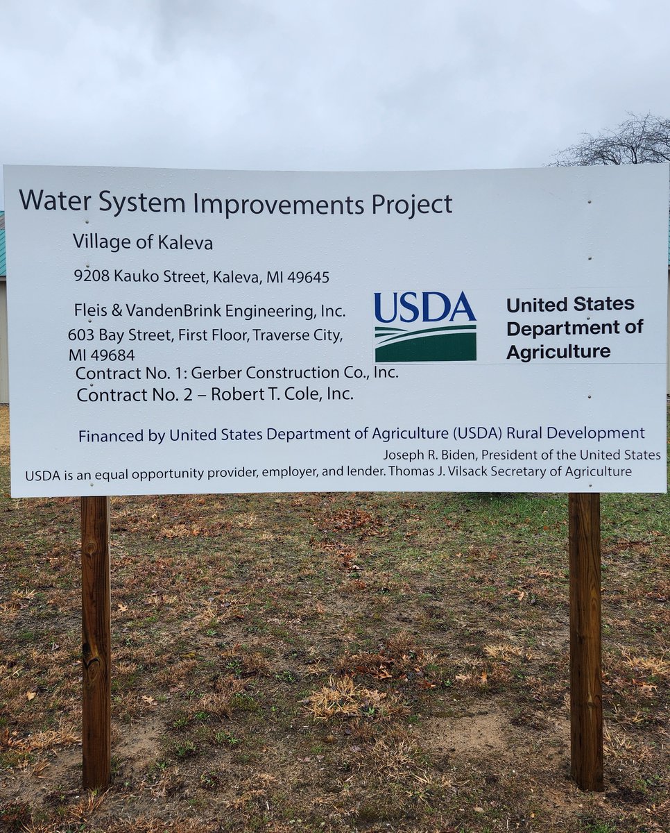 NRWA's tweet photo. The Village of Kaleva, Michigan, faces challenges common to many small towns, particularly regarding its water system. With help from USDA Rural Development, Kaleva was able to address its aging infrastructure and water quality concerns. https://t.co/pQQOX2x4uI