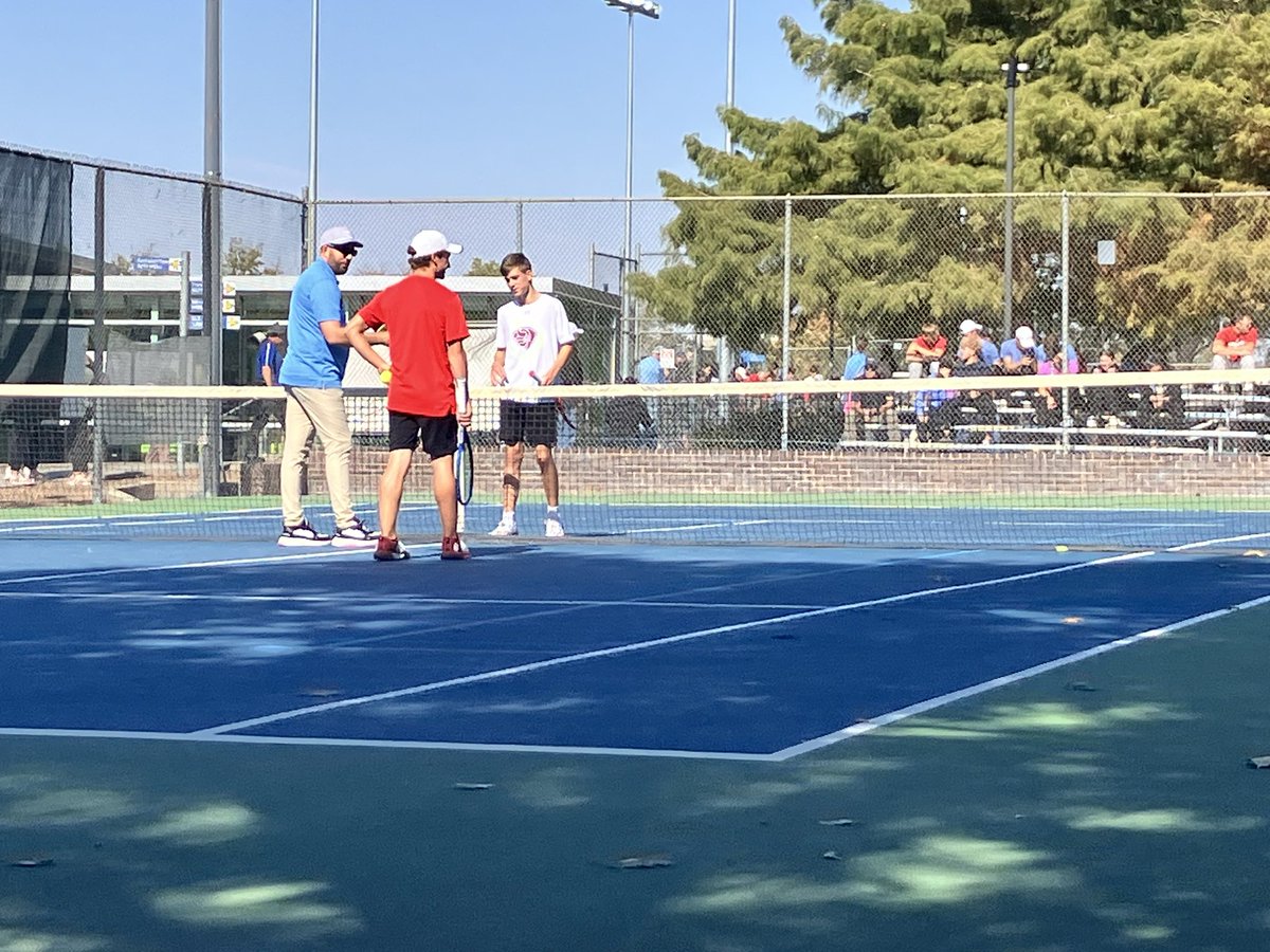 alexeller7's tweet photo. Royce and Grey Klucas both competing for a state title in No. 1 and No. 2 singles. They both have Mount Michael opponents. @THEnebpreps https://t.co/PvDFmc1120