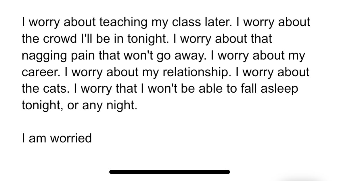 need to stay off twitter for a little while. until then, I worry