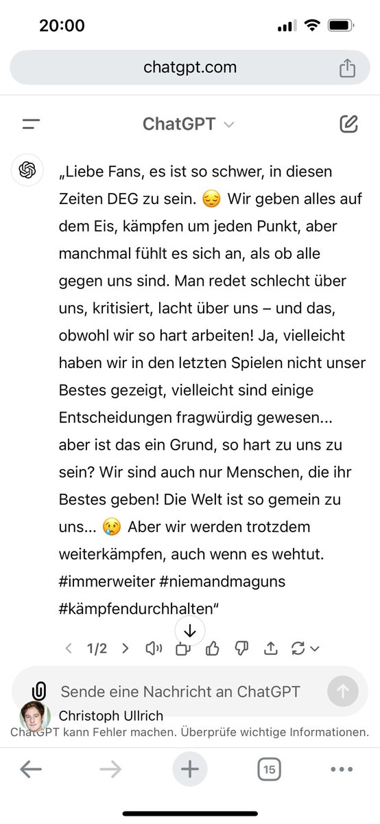 Christoph Ullrich tweet media