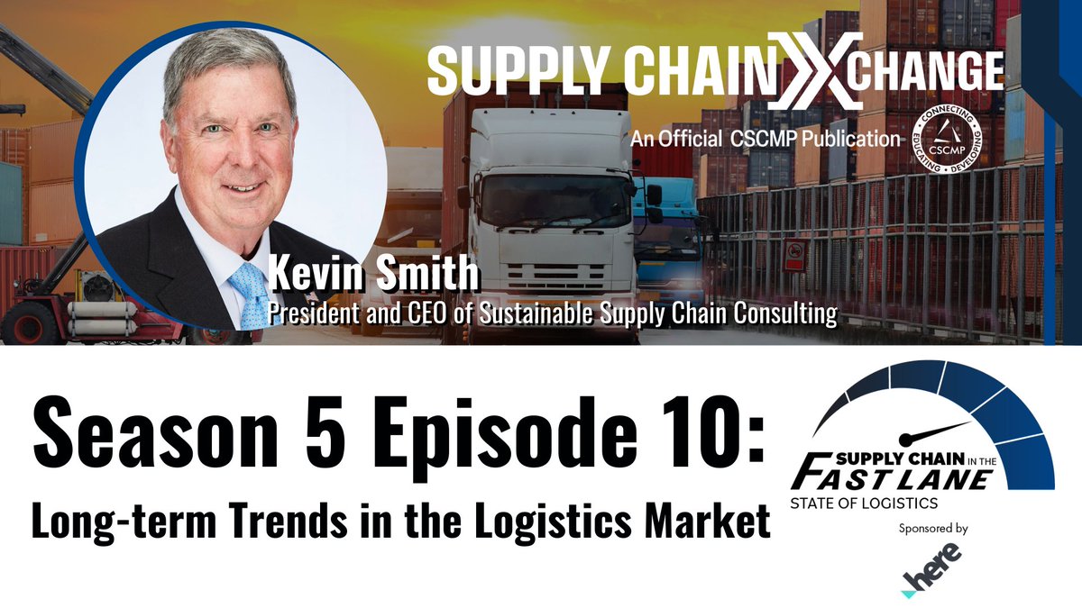 theSCXchange's tweet photo. We take a look the common trends and themes seen in the last few #StateofLogistics Reports with Kevin Smith, CEO of Sustainable Supply Chain Consulting. Listen: https://t.co/PJdjEuPnhf #logistics @cscmp https://t.co/iDjgKPyVqv