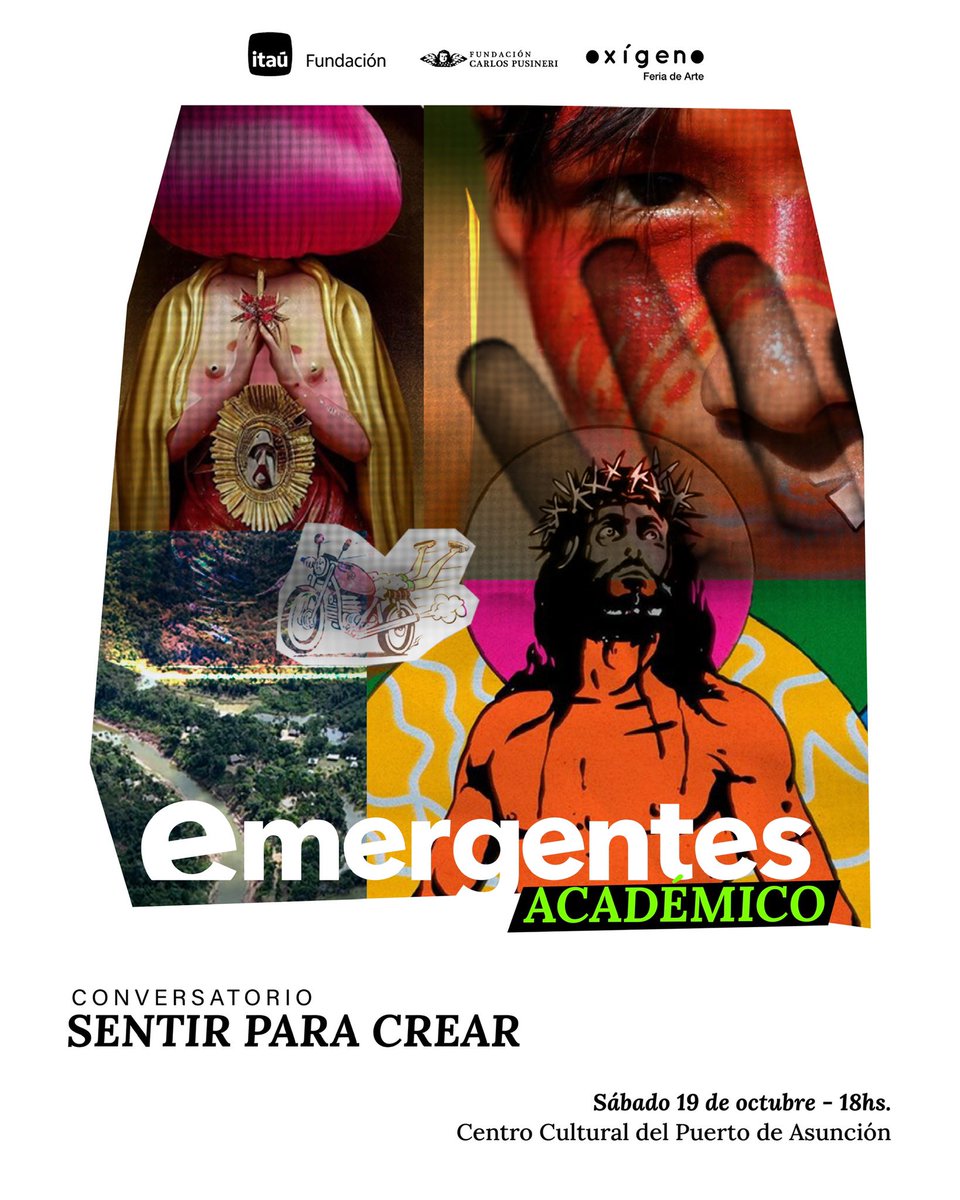 emergentespy's tweet photo. Emergentes Académico en #OxigenoArte 

#SentirParaCrear 📚💡

¿Las emociones, intuiciones o sensaciones corporales guían y moldean la producción artística? https://t.co/BxqoNafot0
