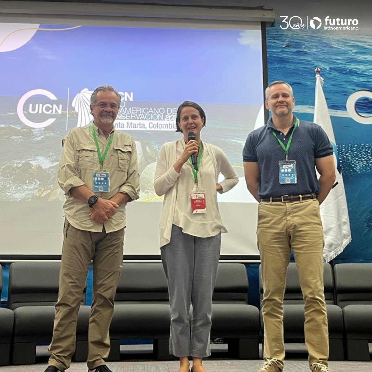 FuturoLatinoame's tweet photo. #AliadosFFLA | ✅ En el último día del #ForoSudamericanoUICN, se eligió la nueva directiva del Comité Sudamericano para el periodo 2024 -2029 de @UICN_SUR, de la cual, nuestro Director Ejecutivo,@pablolloret formará parte. https://t.co/GTs5xeKSz7