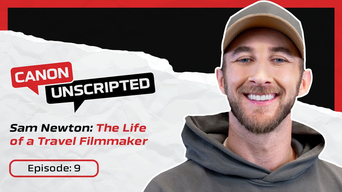 CanonUSA's tweet photo. Watch the latest episode of #CanonUnscripted featuring Co-Lab Ambassador Sam Newton: https://t.co/dCtSfi4Qso https://t.co/xUKlFTFTIg