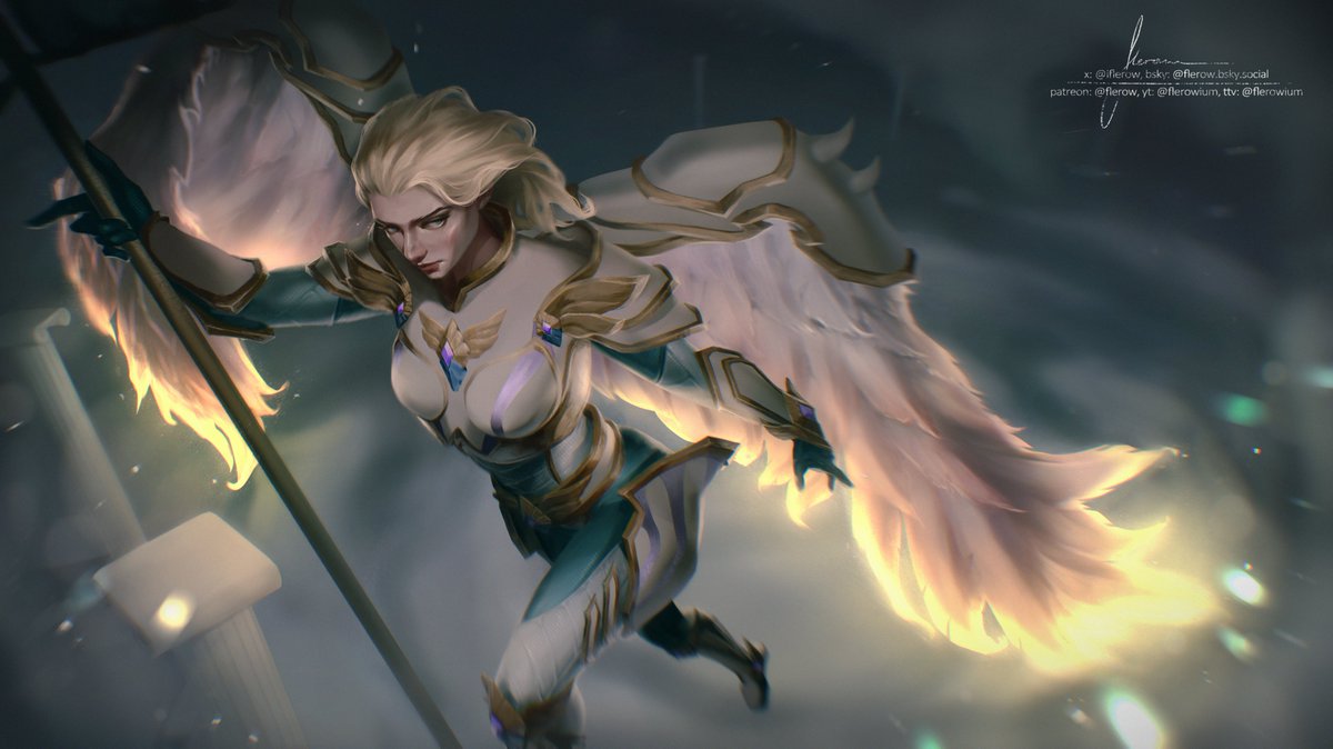 iflerow's tweet photo. Conqueror Nike 🪽

#SMITEfanart https://t.co/rSfBSk97Xt
