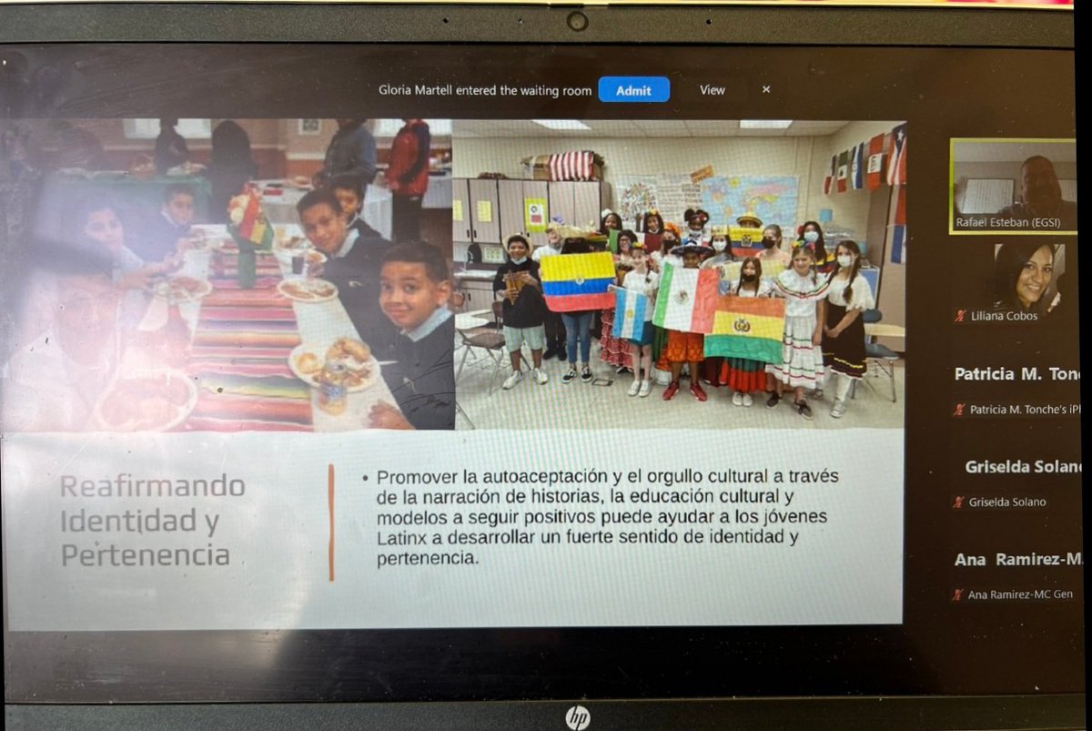 rafale1co's tweet photo. Very happy for this morning's presentation whose theme was "The empowerment of Latinx youth and overcoming the narrative of the "No Sabo Kids" thanks to @coboslily for her support during the presentation this morning @TA4BE @aldineisd @delgadong94 @CarrollES_AISD @bilingualpride https://t.co/klVeCMHDhE
