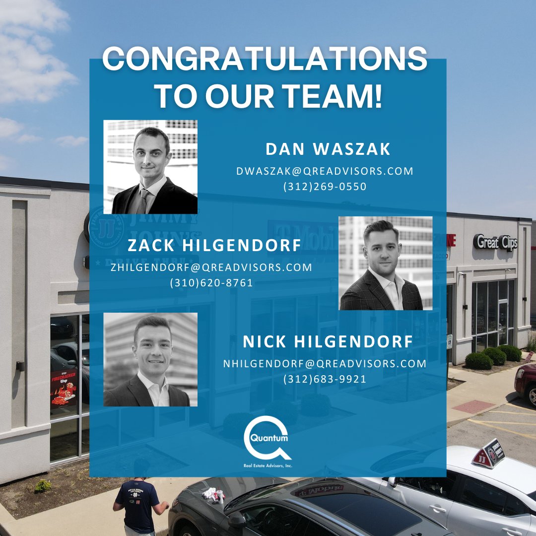 JUST CLOSED! After generating multiple offers, the Quantum team was able to source capital from the southeast and find an all-cash, 1031 buyer.

Congratulations to Dan Waszak, <a href="/ZackHilgendorf/">Zack Hilgendorf</a>, and Nick Hilgendorf for their work on this transaction!

#QREA