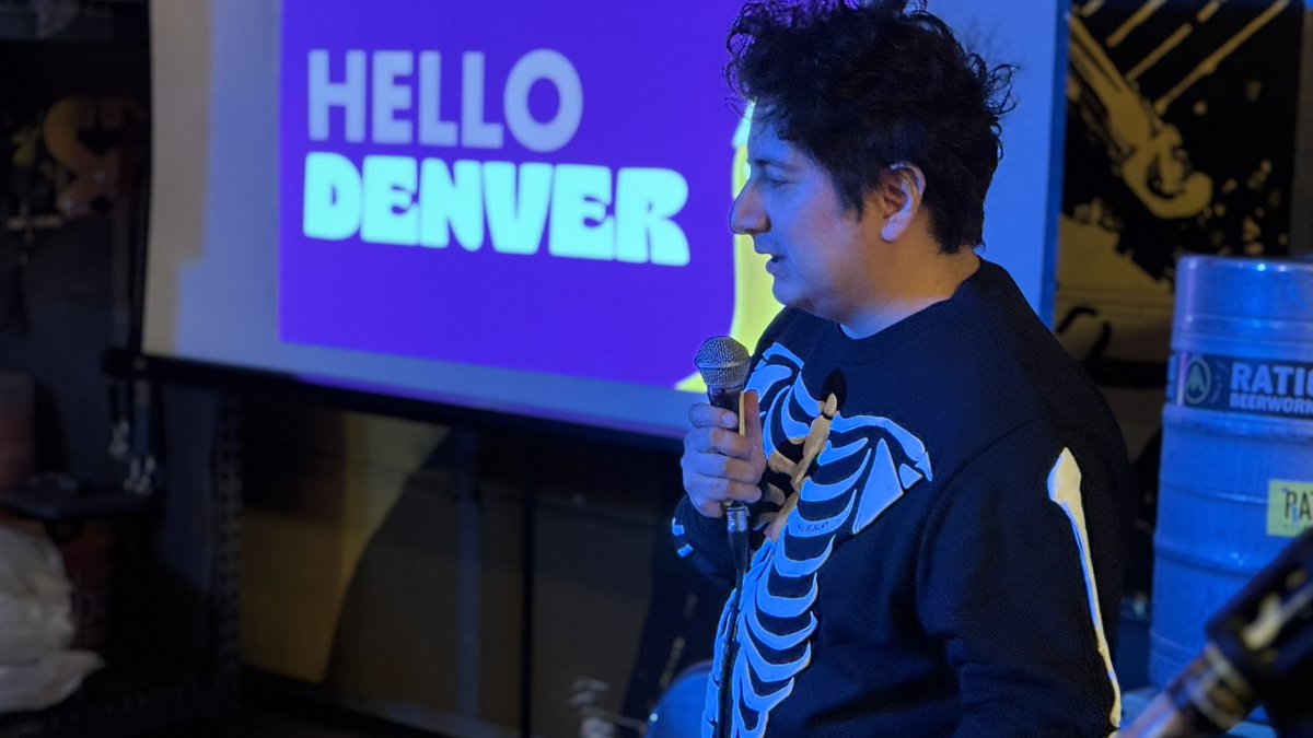 COMotionMeetup's tweet image. What an epic meetup last night where we hosted the very talented 3D/2D artist, Aarón Martínez from Mexico!  A special lucky few got some of his duck character toys as well!  Big shout out to Aarón &amp;amp; be sure to sign up for our newsletter so you get alerted about the next meetup!