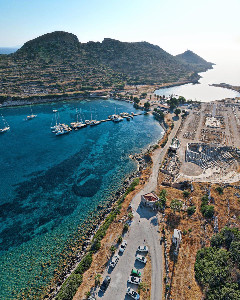 baharcetiner_'s tweet image. Datça&apos;daki Knidos Antik Kenti, insanlar gerçekten çok güzel hayatlar yaşamış, şu manzaraya karşı yaşamak insan ömrünü uzatır