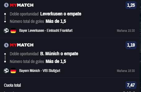 Picks1Pro's tweet image. Vamos con esta cuota 7.47! Suerte!! #ProfitablePicks✅ #LaLiga  #ATP  #Bundesliga