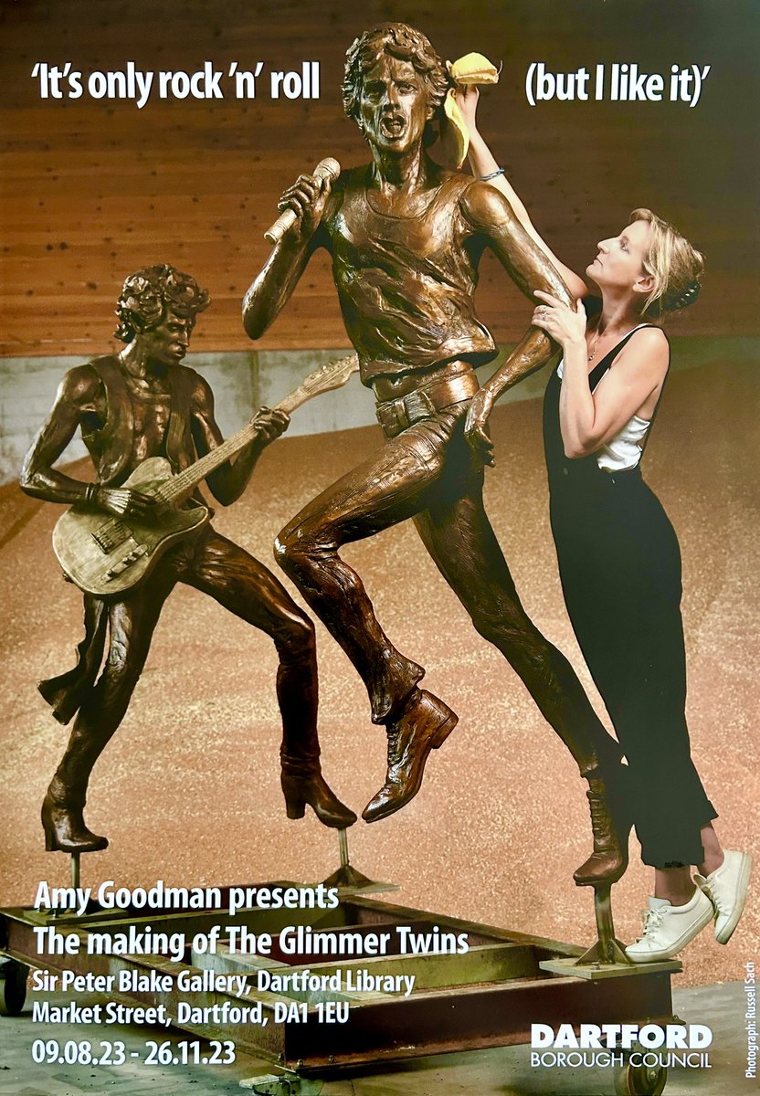 Amy Goodman (@amysculptor) on Twitter photo 50 years ago today the <a href="/RollingStones/">The Rolling Stones</a> released the album âitâs Only Rock ânâ Rollâ. This was also my birth year. Very honoured to have sculpted âthe Glimmer Twinsâ, and had an exhibition with this title last year. Very special x
Photo #RussellSach
#Rollingstones #Dartford 50 years ago today the <a href="/RollingStones/">The Rolling Stones</a> released the album âitâs Only Rock ânâ Rollâ. This was also my birth year. Very honoured to have sculpted âthe Glimmer Twinsâ, and had an exhibition with this title last year. Very special x
Photo #RussellSach
#Rollingstones #Dartford