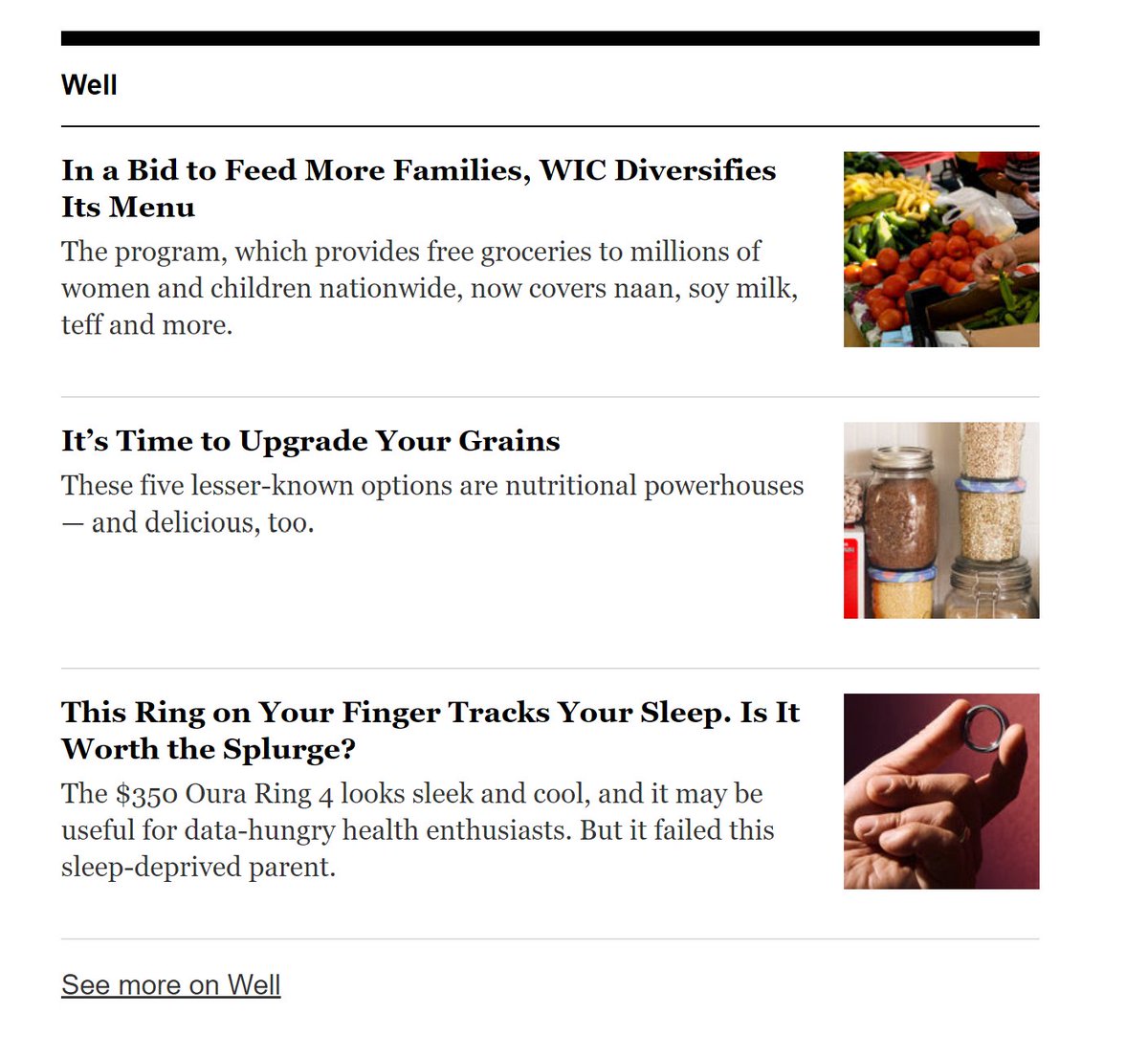 robin_catalano's tweet photo. Thanks to the @nytimes for featuring my story on healthy and underutilized grains in their daily newsletter. #food #nutrition #health #Wellness 

https://t.co/ItI8rgTfdo https://t.co/wQh69TmTGJ