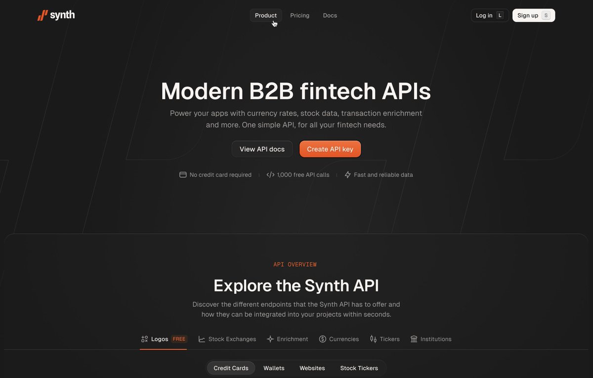 Shpigford's tweet photo. a few little nuggets from the upcoming @synth_finance marketing site 😍 https://t.co/tSSlgXbML3
