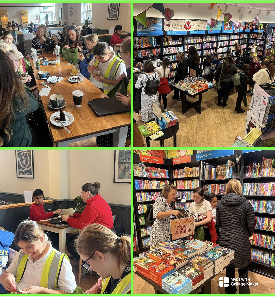 What a fab afternoon &amp; so lovely to meet these amazing young readers &amp; watch them enjoy choosing a book from the brilliant selection <a href="/WaterstonesHull/">Waterstones Hull</a> 

Thanks to the team in the cafe &amp; of course <a href="/Steady_SW/">Steady Schoolwear 👨‍🎓</a> for purchasing all the books for our reading challenge 📚🐘
