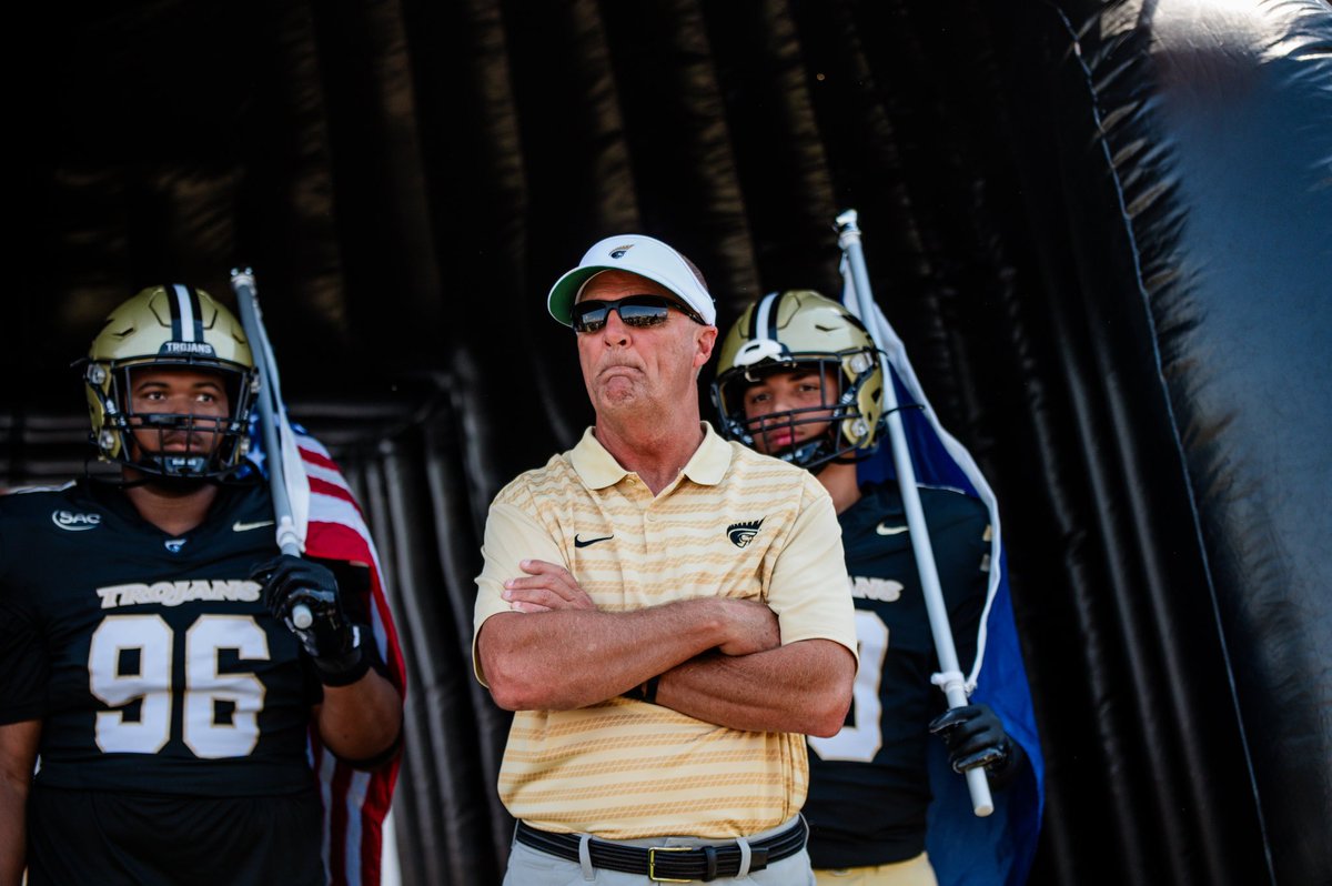 AUTrojansFB's tweet photo. Back in Younts Stadium tomorrow ⚔️ 

#AUthentic | #ChargeOn https://t.co/gw9WOecnKA