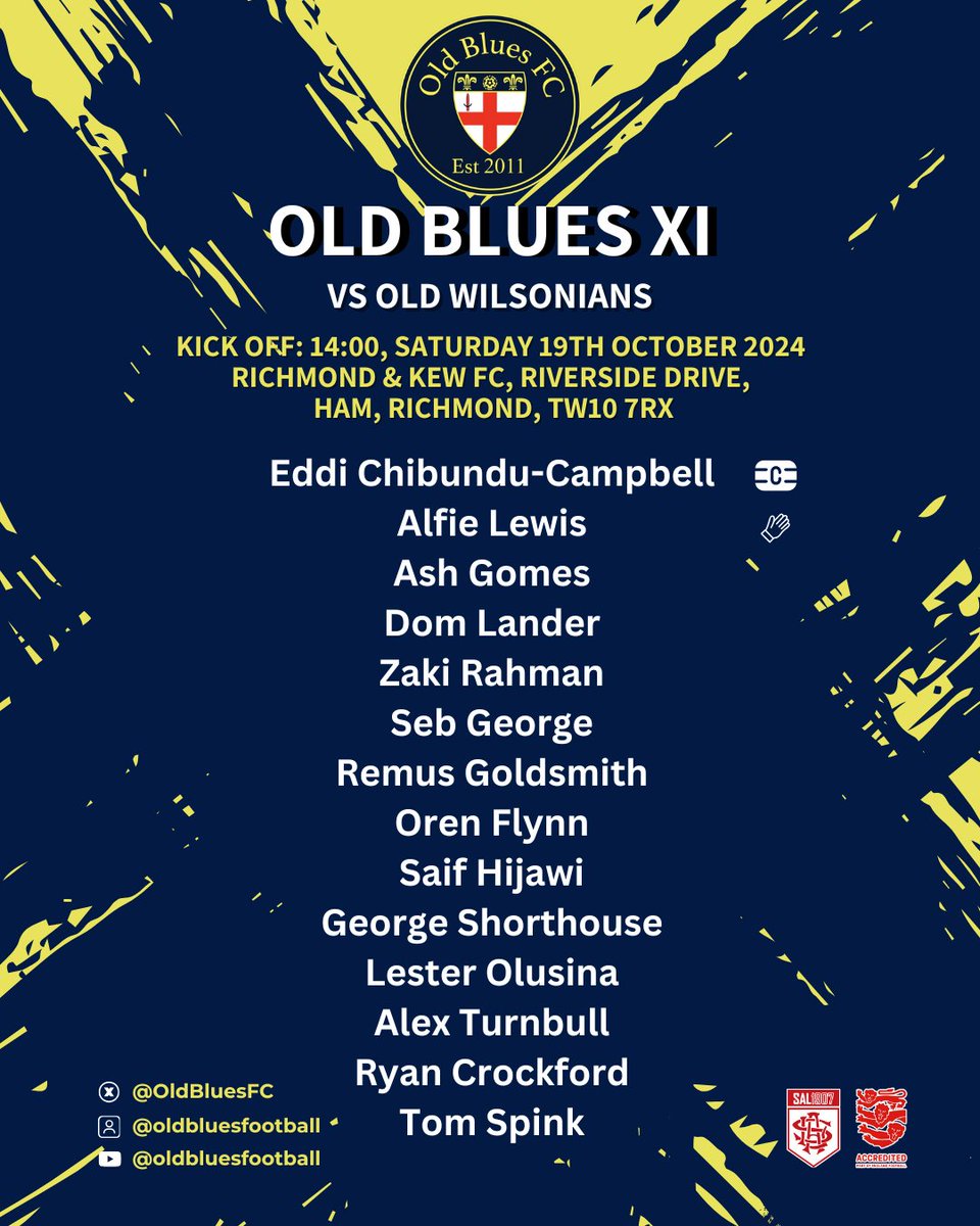 Old Blues FC tweet media