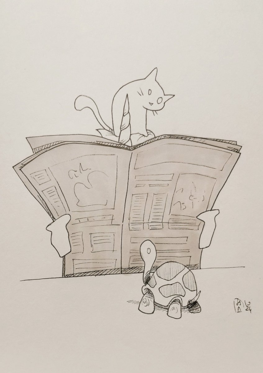 Jour 17 : Journal / Journal 

#inktober2024 #inktober #dessin #drawing #drawingoftheday