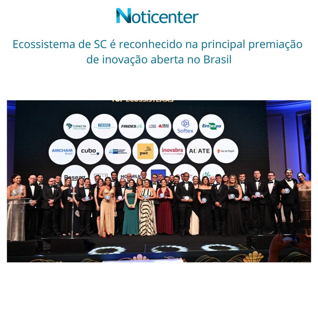 noticenter's tweet image. As contribuições da ACATE para o desenvolvimento da inovação aberta em SC e no Brasil foram reconhecidas na noite desta quinta-feira (17) no Ranking 100 Open Startups.

🔗 Saiba mais:

noticenter.com.br/n.php?ID=38853…

#noticenter #ACATE #100OpenStartups #inovação #santacatarina