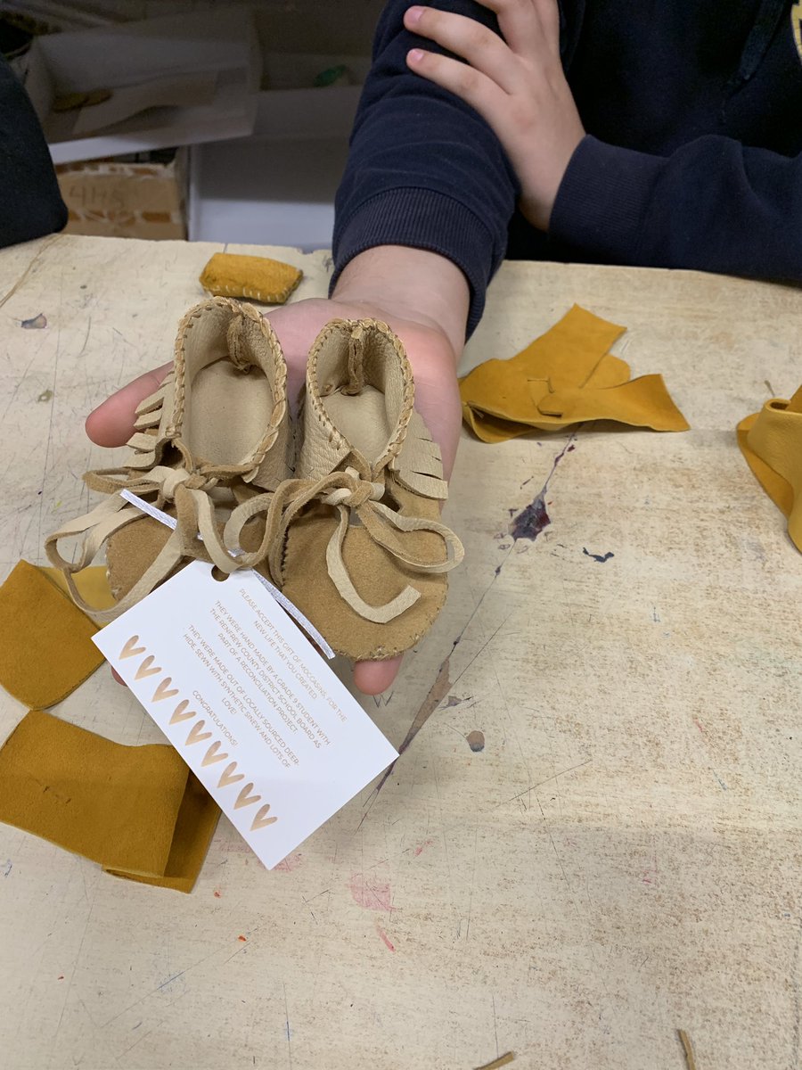 MCS was rocking their baby moccs today! Meegwetch for sharing and learning!