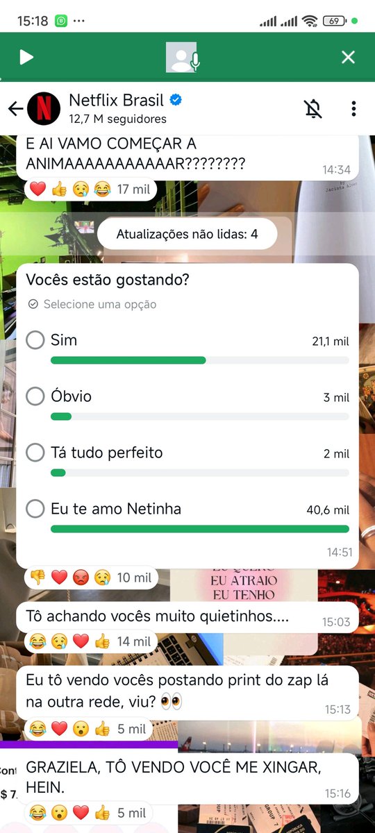 gaeldantas_'s tweet photo. Ela acha de BOM TOM perguntar se estamos gostando... EU ESTOU SURTANDO NETFLIX @NetflixBrasil #TUDUMNaLata https://t.co/yDCk5esf9d