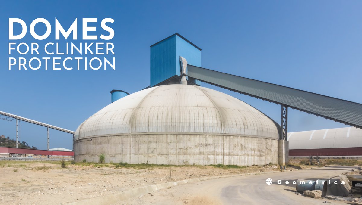 Protect your limestone and clinker stockpiles with custom domes that reduce environmental impact and safeguard materials from the elements.

Read more: geometrica.com/en/limestone/?…

#Geometrica #SustainableStorage #EcoFriendly #LimestoneProtection #EnvironmentalCare