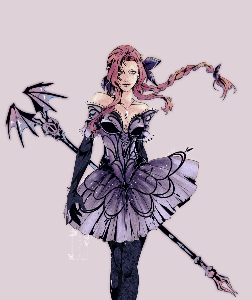 Trying to doodle Aerith in this. She looks good in everything. 
#FF7