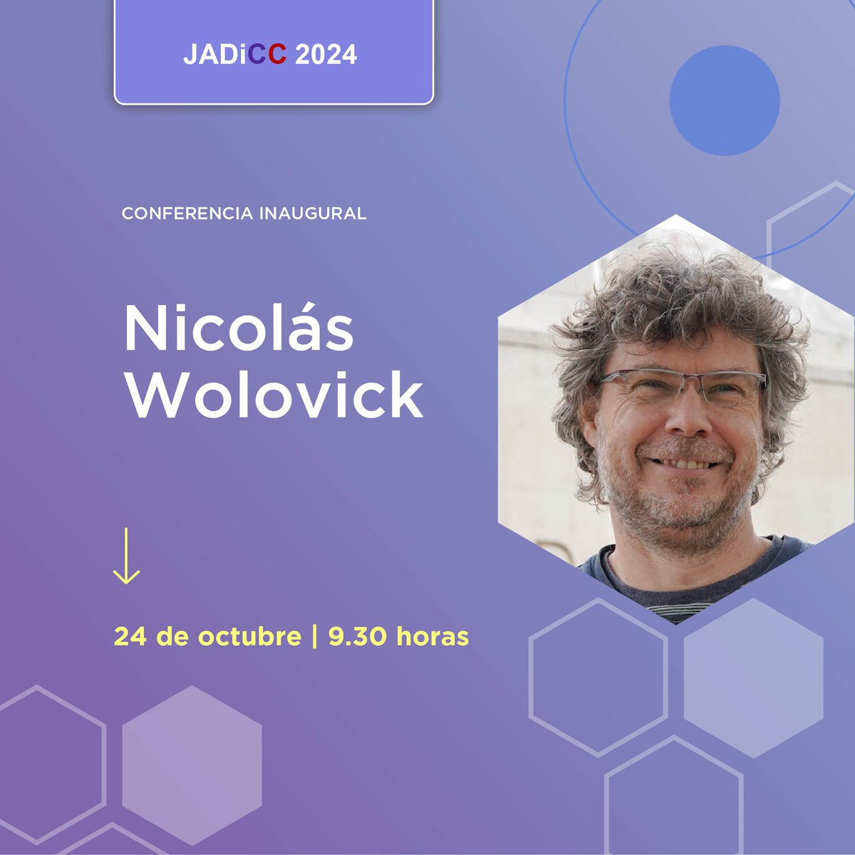 #JADICC2024 |  <a href="/nwolovick/">Nicolás Wolovick ⭐⭐⭐</a> encabezará la apertura de las Jornadas Argentinas de Didáctica en Ciencias de la Computación con la conferencia "Supercómputo".
Es virtual, gratuita y con inscripción previa 👇

jadicc2024.dc.exa.unrc.edu.ar

🗓️ jueves 24 de octubre
🕙 9:30 horas