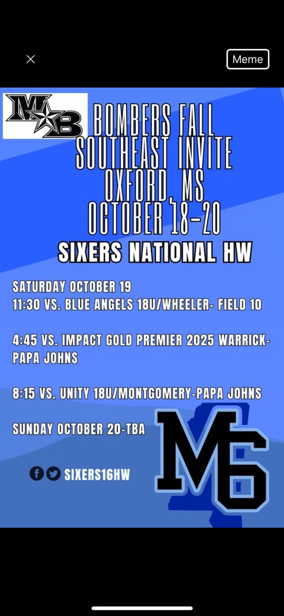 I can’t wait to hit the field back up this weekend! Oxford here we come!! <a href="/sixers16HW/">Sixers18HW</a> <a href="/RhodesSoftball/">Rhodes Softball</a>