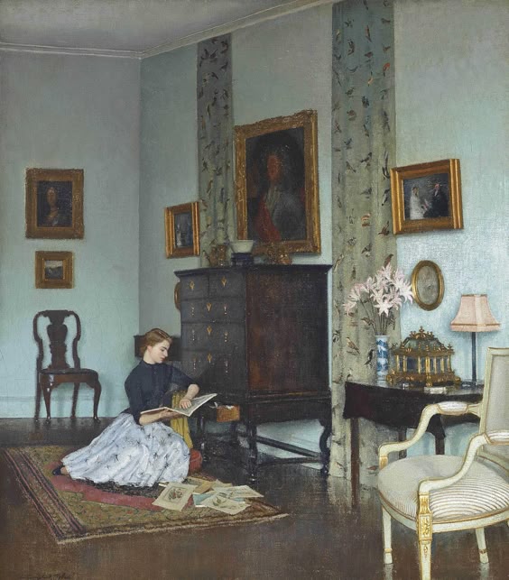 IsabelVasques7's tweet photo. 🎨Leonard Campbell Taylor (1874-1969)
 "Reflections" https://t.co/PU7BgBLAQf