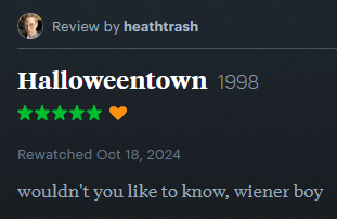 my letterboxd reviews are the culmination of years of study in the critical analysis of literature