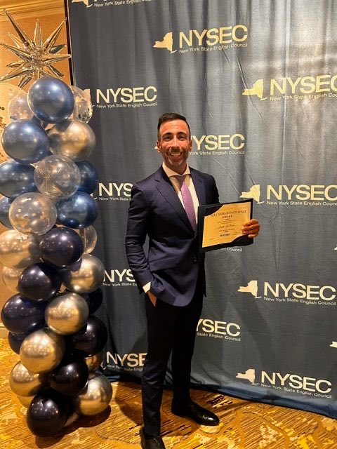Congratulations to Joe Latorre on receiving the 2024 New York State English Council Educator of Excellence Award today in Albany