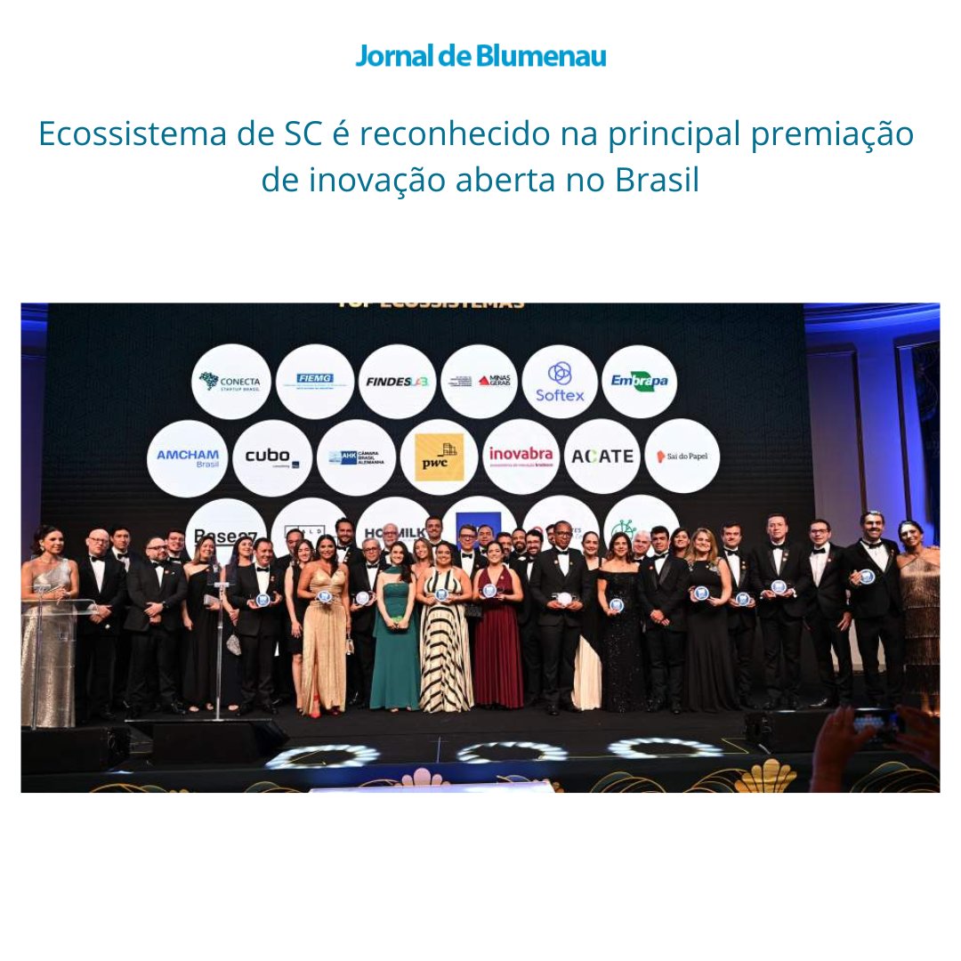 Jornal_Blumenau's tweet image. As contribuições da ACATE para o desenvolvimento da inovação aberta em SC e no Brasil foram reconhecidas na noite desta quinta-feira (17) no Ranking 100 Open Startups.

🔗 Saiba mais:

jornaldeblumenau.com.br/n.php?ID=38853…

#jornaldeblumenau #ACATE #100OpenStartups #inovação #santacatarina