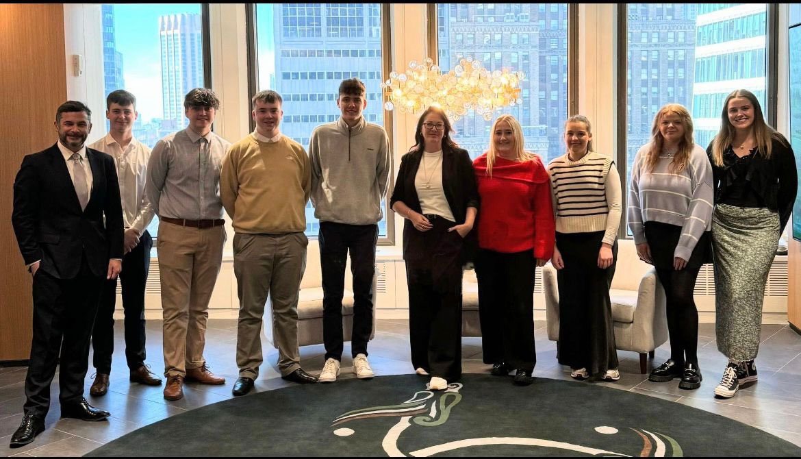 We were delighted to welcome a <a href="/cietours/">CIE Tours</a> intern group this week to talk about Team Ireland’s work in New York &amp; the region. A valued Ireland House partner, CIE Tours, founded in 1932, has helped generations of guests experience our wonderful island &amp; Europe more widely.