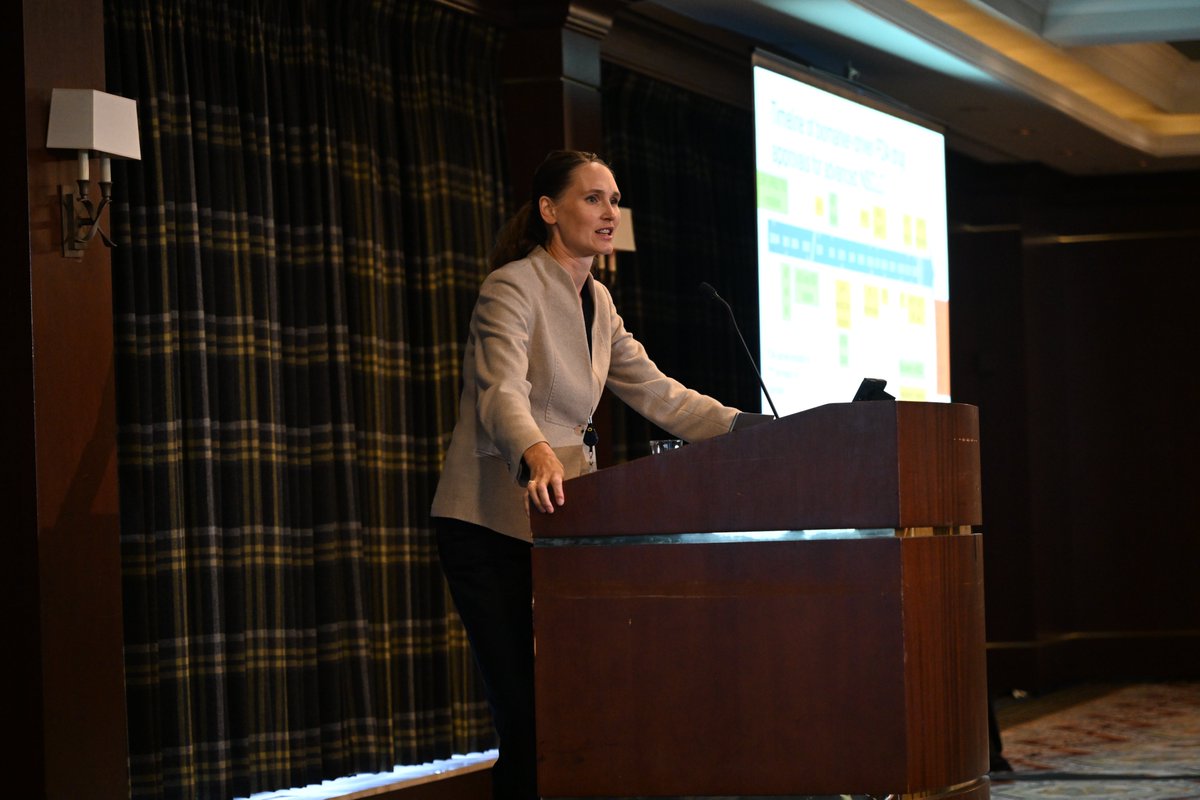UMichPath's tweet photo. This afternoon, Dr. Lynette Sholl from @BrighamWomens gave the A. James French lecture focused on Thoracic Pathology. #NFPath2024 #UMichPath