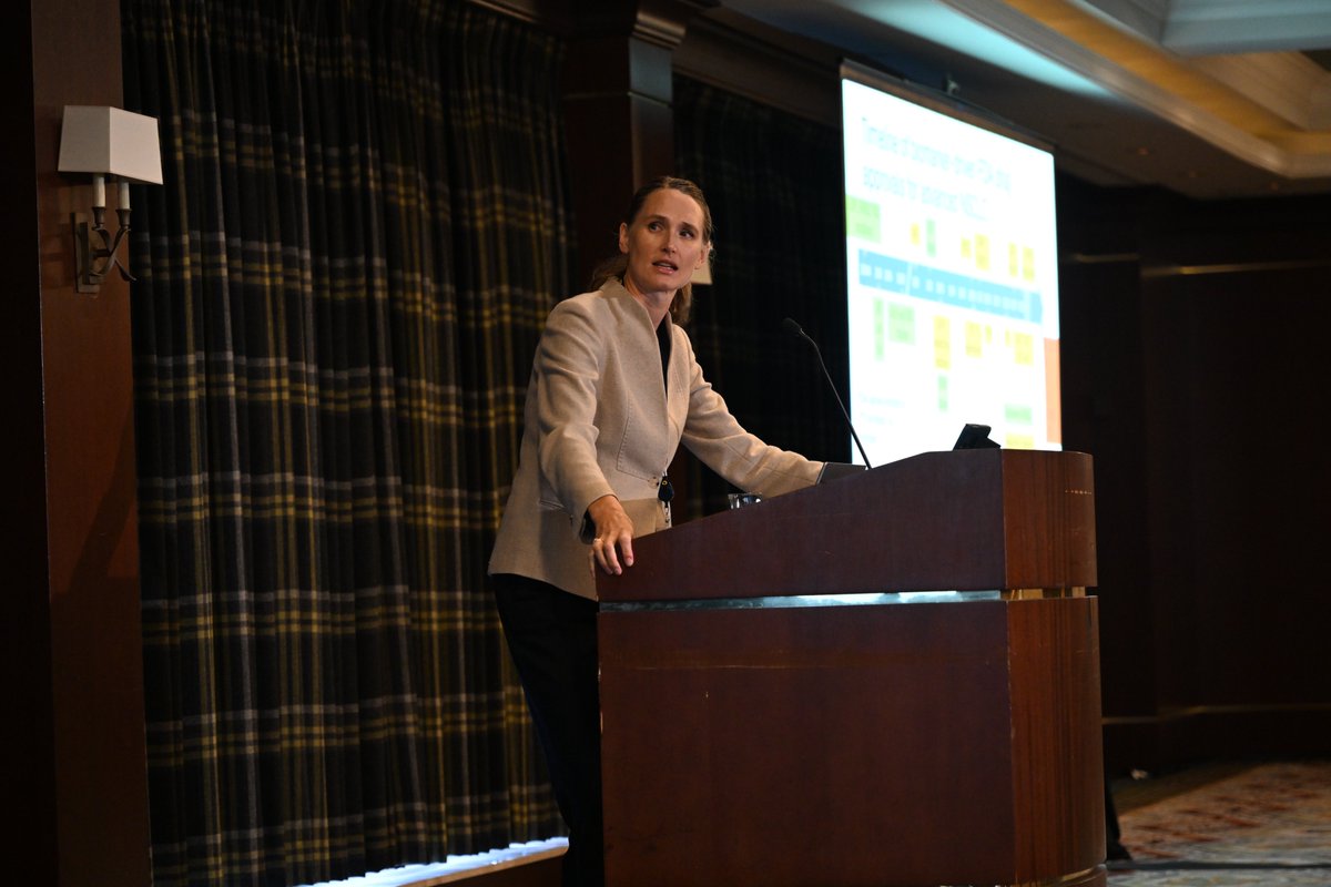 UMichPath's tweet photo. This afternoon, Dr. Lynette Sholl from @BrighamWomens gave the A. James French lecture focused on Thoracic Pathology. #NFPath2024 #UMichPath