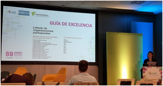 Grupo Ensayos SEFH (@grupoeecc_sefh) on Twitter photo Si acudiste a la presentación de comunicaciones científicas en <a href="/sefhcongreso/">70 Congreso SEFH</a> , esperemos que te haya gustado la presentación de <a href="/crisgzpz/">Cristina González Pérez</a> sobre la guía de excelencia de realización de #EECC publicada hace 1 año.
Proyecto en colaboración con nuestros compañeros <a href="/Farmaindustria/">Farmaindustria</a> Si acudiste a la presentación de comunicaciones científicas en <a href="/sefhcongreso/">70 Congreso SEFH</a> , esperemos que te haya gustado la presentación de <a href="/crisgzpz/">Cristina González Pérez</a> sobre la guía de excelencia de realización de #EECC publicada hace 1 año.
Proyecto en colaboración con nuestros compañeros <a href="/Farmaindustria/">Farmaindustria</a>