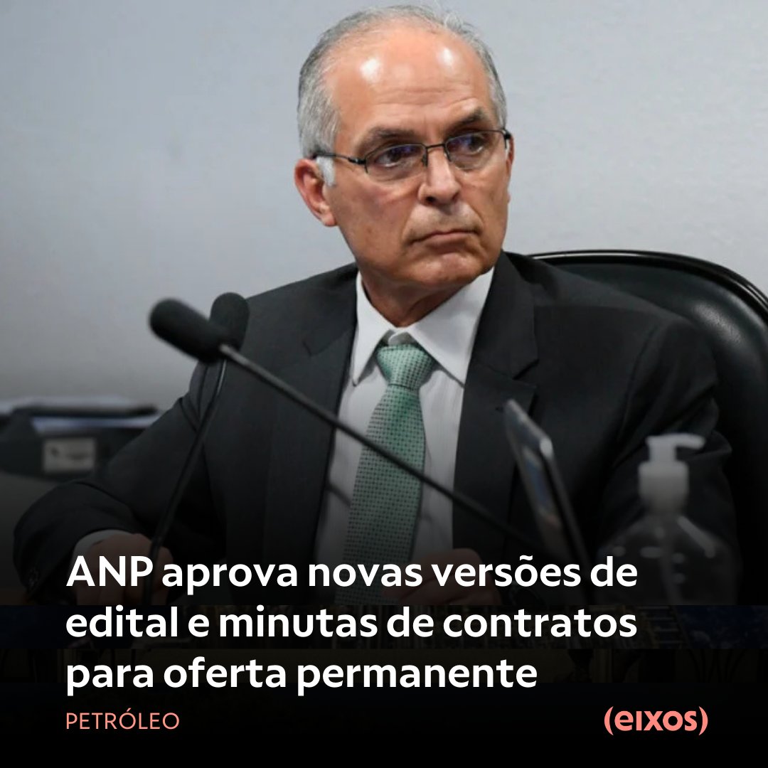 agenciaeixos's tweet photo. ⚖️ @anpgovbr aprova novas versões de edital e minutas de contratos para oferta permanente de concessão
Documentos agora seguem para análise do @tcuoficial, após revisão ser submetida a consulta pública
#Petroleo #ANP #CNPE #ConteudoLocal #OfertaPermanente #TCU #Waiver #Brasil https://t.co/cFhZBsLwq8