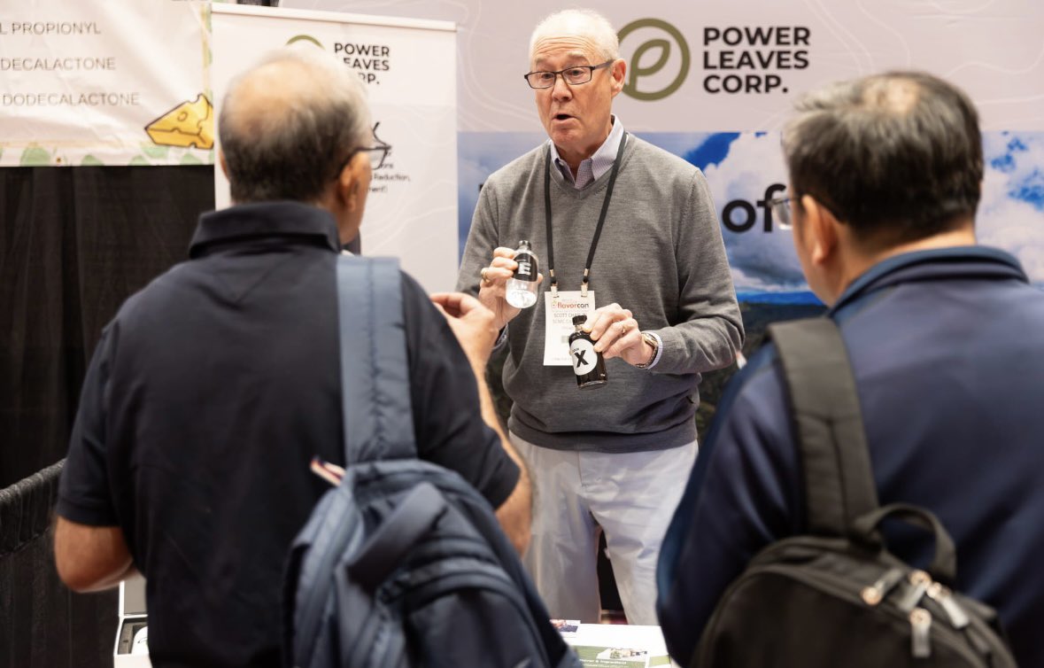 powerleavescorp's tweet photo. Big moments at #FlavorCon2024! Our CEO, Pat McCutcheon, gave a powerful keynote on the potential of Coca X &amp; Coca E. 🌿 These extracts are game-changers across food, beverage, &amp; fragrance industries. Incredible feedback &amp; huge interest in samples! 🚀Can’t wait to see what’s next! https://t.co/b1jM4Kllyn