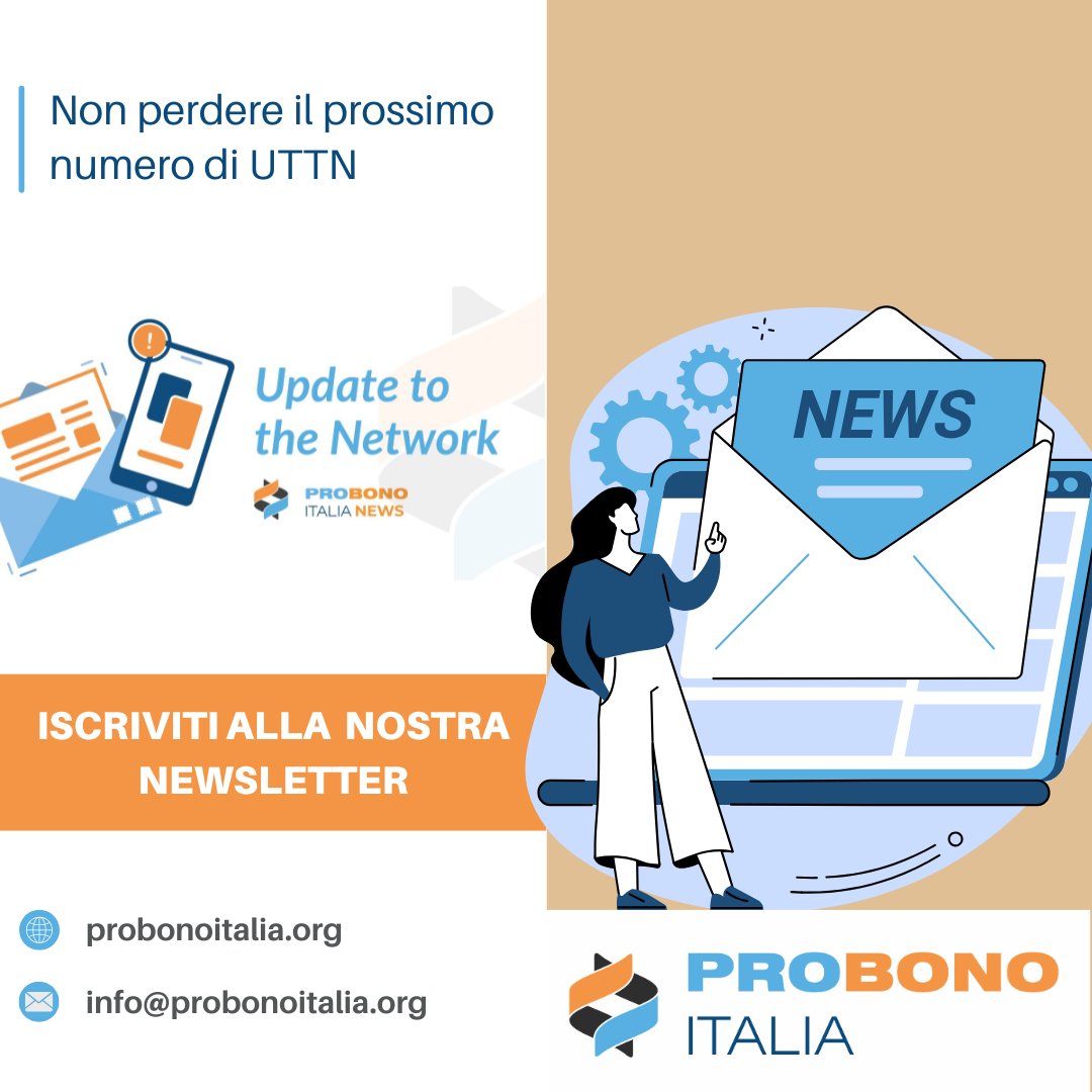 📨 𝗦𝗲𝘁𝘁𝗶𝗺𝗮𝗻𝗮 𝗽𝗿𝗼𝘀𝘀𝗶𝗺𝗮 𝗶𝗻𝘃𝗶𝗲𝗿𝗲𝗺𝗼 𝗨𝗽𝗱𝗮𝘁𝗲 𝗧𝗼 𝗧𝗵𝗲 𝗡𝗲𝘁𝘄𝗼𝗿𝗸
Non perdere il nono numero della nostra newsletter: le attività e le novità sulle quali rimanere aggiornato sono tante!

✍️ 𝗜𝘀𝗰𝗿𝗶𝘃𝗶𝘁𝗶 𝘀𝘂𝗯𝗶𝘁𝗼: eepurl.com/gxErof