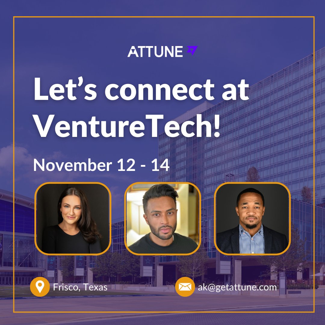 getATTUNE's tweet image. 🎉Excited for #VentureTech in Frisco, TX, Nov 12-14

🚀Discover how ATTUNE empowers credit unions with seamless account opening, digital lending &amp;amp; cross-selling for growth, enhanced member experiences

📅 Let’s connect 
#DigitalLending #CreditUnions  #AccountOpening #Onboarding