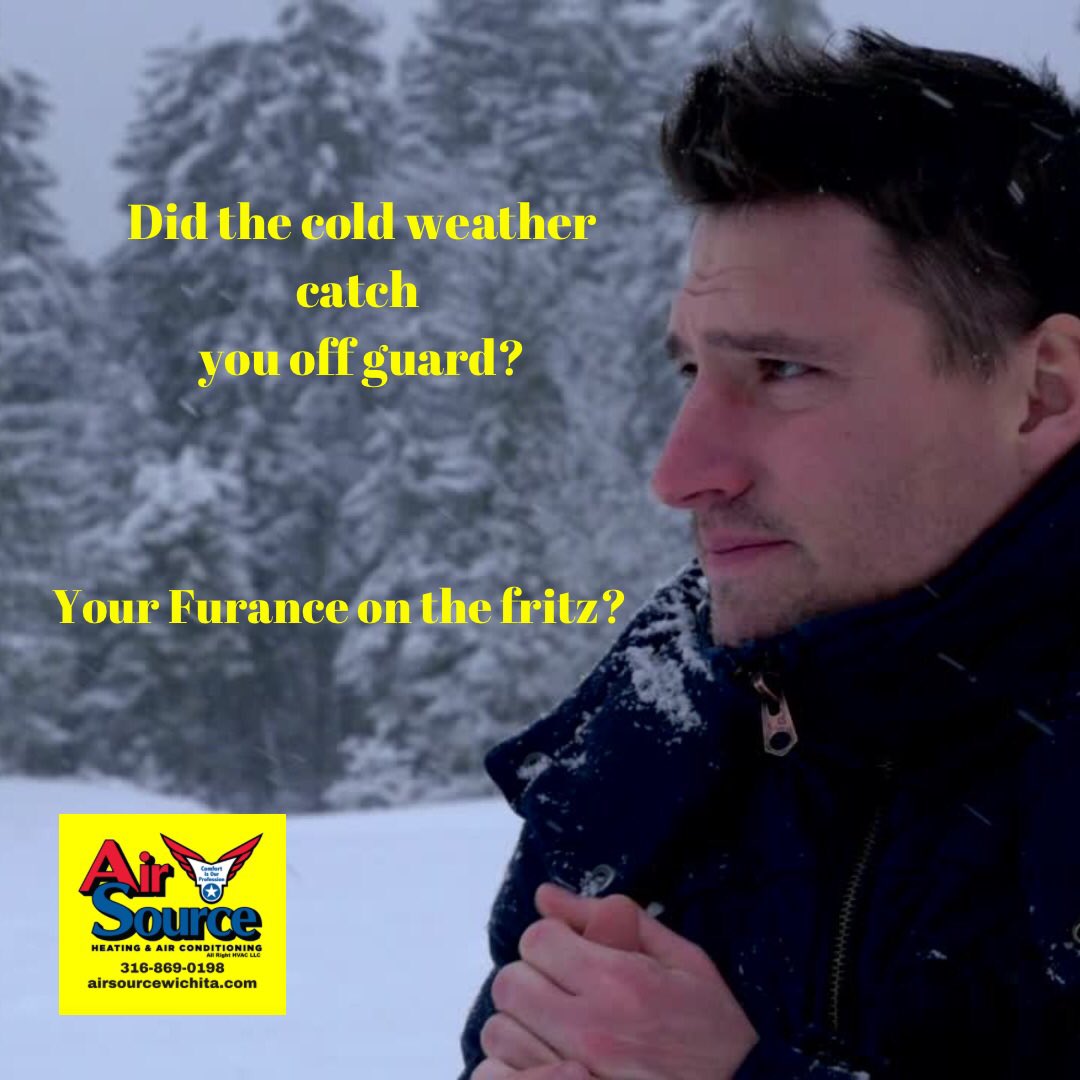 AirSourceWichit's tweet photo. Are you ready for the cold weather? It just kind of snuck up on us… Is your furnace ready for the colder weather? Are you ready to pay for the repairs or a new furnace? We have loan options, give us a call to find out how we can help you, 316-869-0198. https://t.co/EMT7689s8D