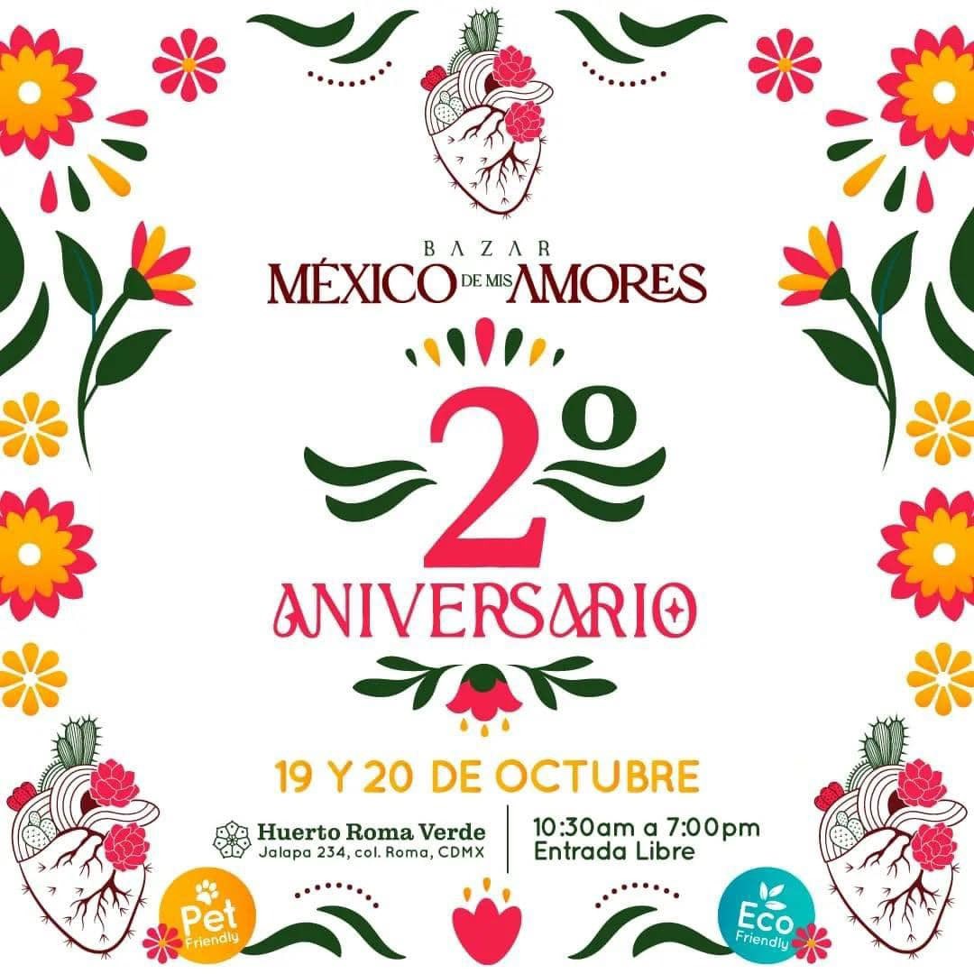 AgressionA's tweet photo. Este fin de semana: 19 y 20 de octubre visítanos en #BazarMéxicodemisAmores, ubicado en @HuertoRomaVerde.
 
Encuentra nuestros diseños inspirados en la cultura japonesa.

📍 Jalapa 234, Roma Sur, CDMX
⏰ 10:30 a 19:00 hrs.
🚪 Entrada Libre https://t.co/RaUb4CaYin