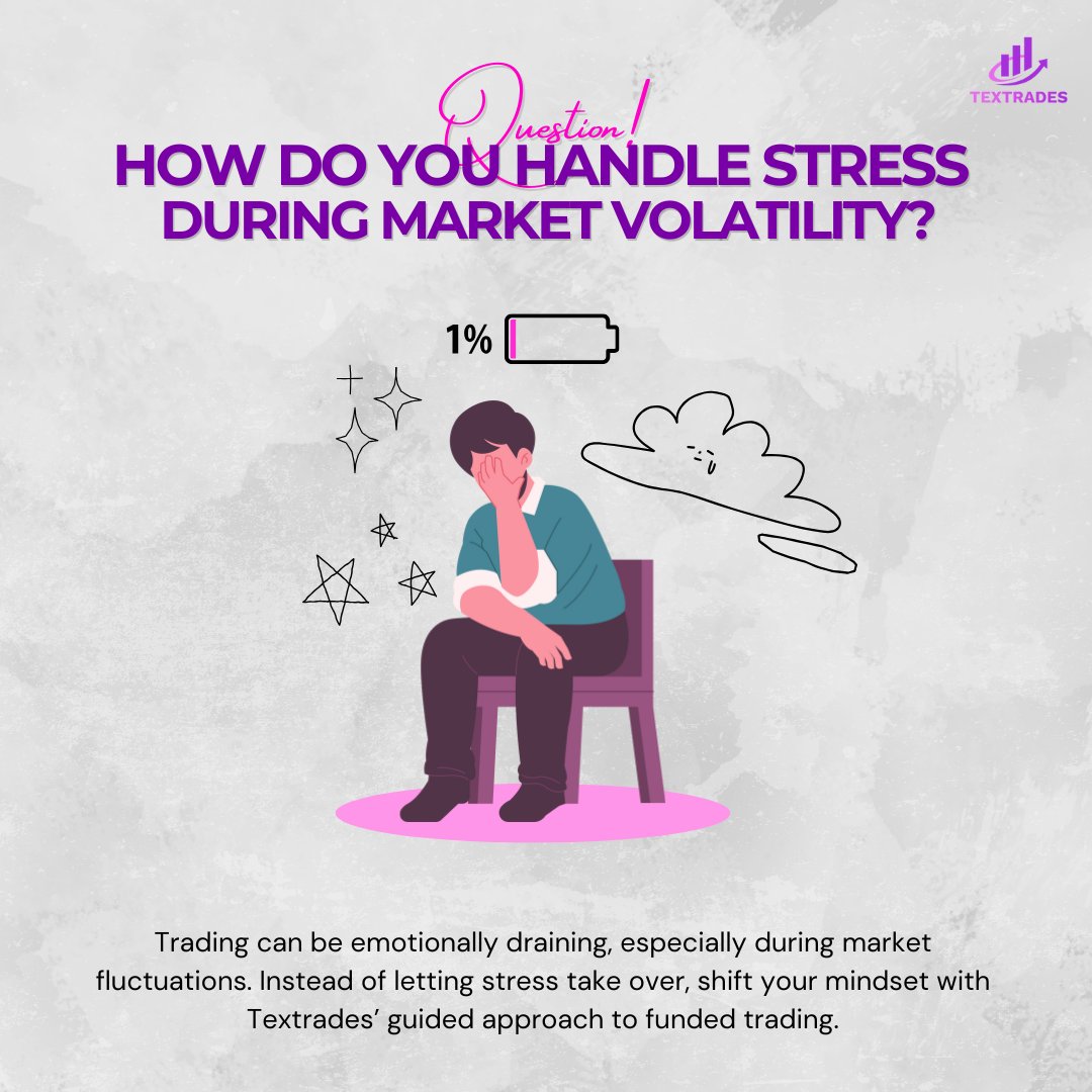 textradesllc's tweet photo. Trading doesnโt have to drain your mental energy. When market fluctuations cause stress, it's essential to regain balance and focus.
#TradingMindset #Textrades https://t.co/5f55835jDM
