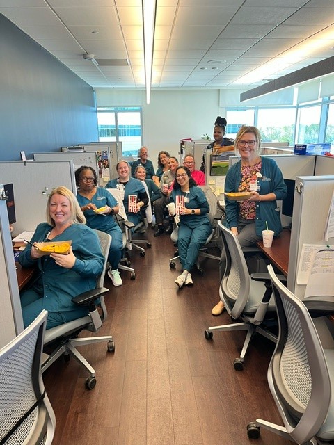 Things were really poppin' at the North Case Management office as the celebrations for #CMWeek2024 continued. The team enjoyed popcorn, nachos, and snow cones. Special thanks to Case Management manager Jessica Goff for her leadership and coordination!
