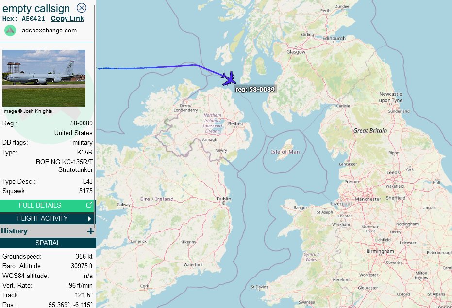 SirListenalot's tweet photo. #BLUE11 at FL310, so Qatari #F15's #RETRO61-63 should be on their own now https://t.co/a38tGdsyuI