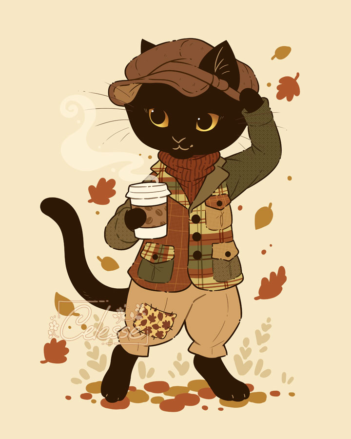「Fall feline fashionistas  」|✿ Celesse ✿のイラスト
