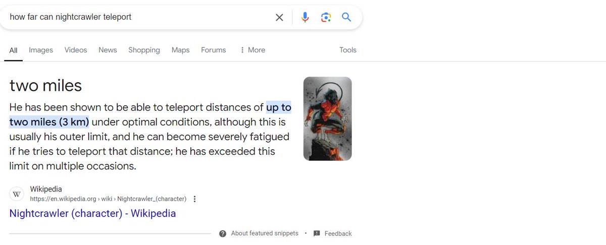 Intrusive thought: Nightcrawler could beat Daredevil's ass