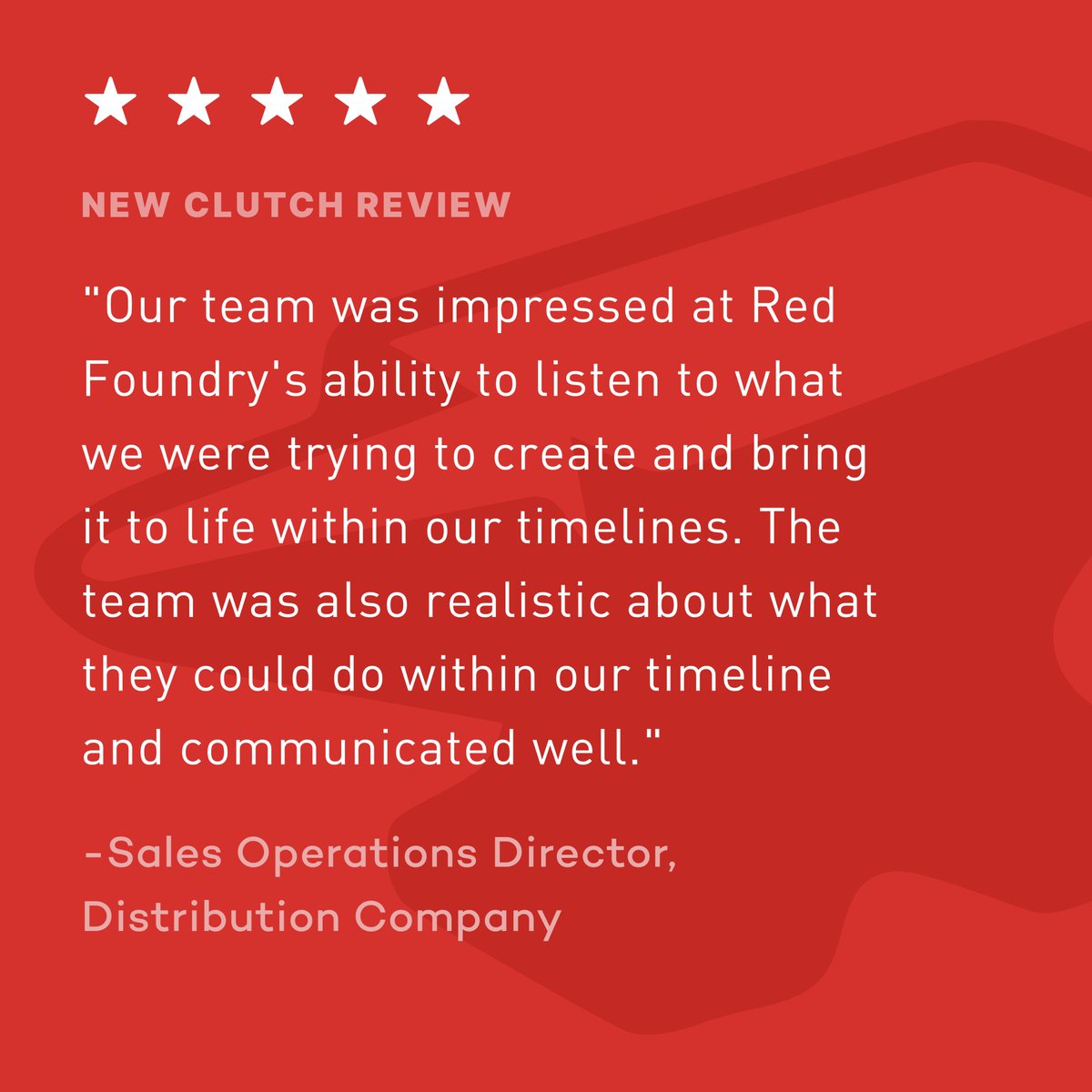 Red Foundry (@redfoundry) on Twitter photo Another happy client! βοΈβοΈβοΈβοΈβοΈ Weβre honored by this fantastic feedback from a recent project. At Red Foundry, we strive to deliver top-notch software solutions that drive success. π
Thank you for trusting us with your vision! #mobiledevelopment #mobileuiux #appdevelopment Another happy client! βοΈβοΈβοΈβοΈβοΈ Weβre honored by this fantastic feedback from a recent project. At Red Foundry, we strive to deliver top-notch software solutions that drive success. π
Thank you for trusting us with your vision! #mobiledevelopment #mobileuiux #appdevelopment