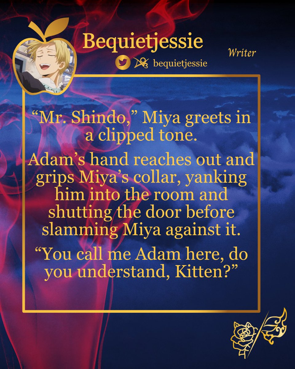 bequietjessie's tweet photo. hello fellow adam lovers!! here is my preview for @gowdzine 🌹🐱 it’s a pay-what-you-want project and every $10 goes toward buying esims for gaza!

preorders close on the 20th so go to https://t.co/oXM3X5JhJe for your copy today!

#lovekitten
#adamiya https://t.co/OY15zfeejc